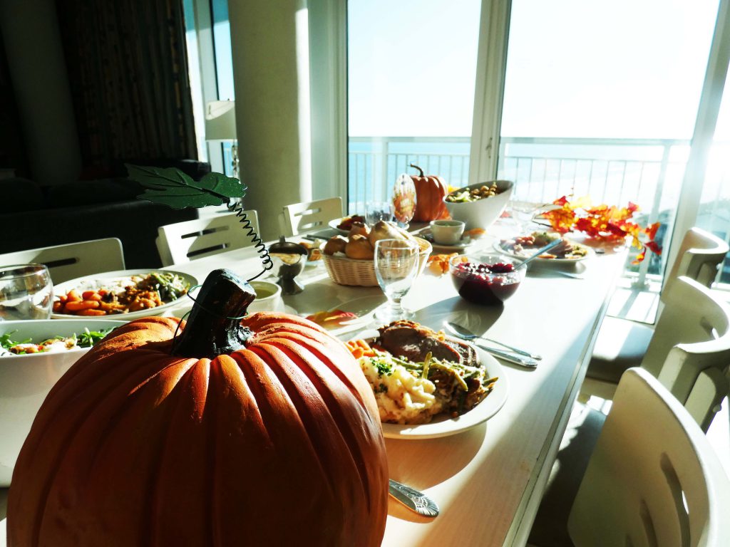 Beautiful Table Setting on the Oceanfront